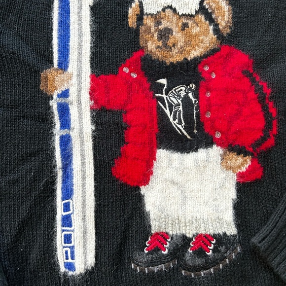 Ralph Lauren knit bear sweater - Picture 6 of 6